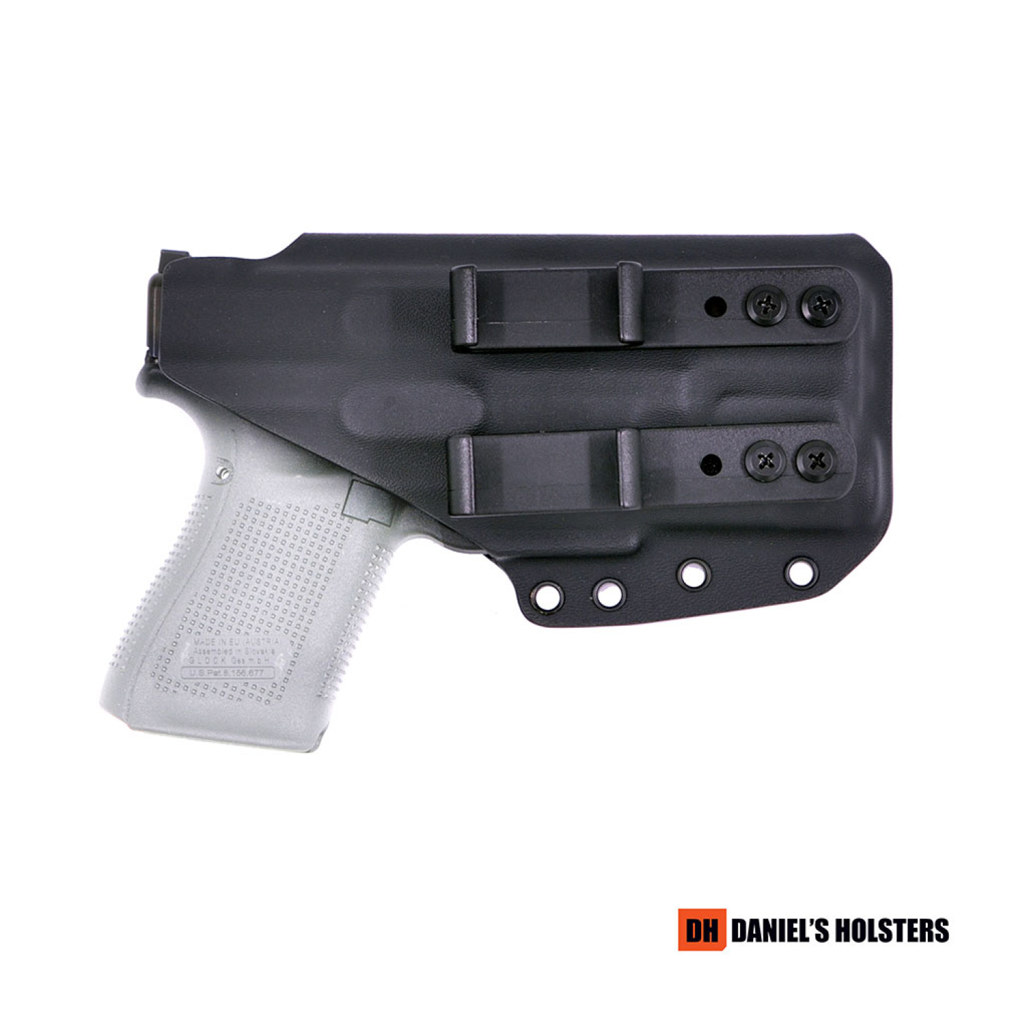IWB Kydex Holster C-Clip + Lampe