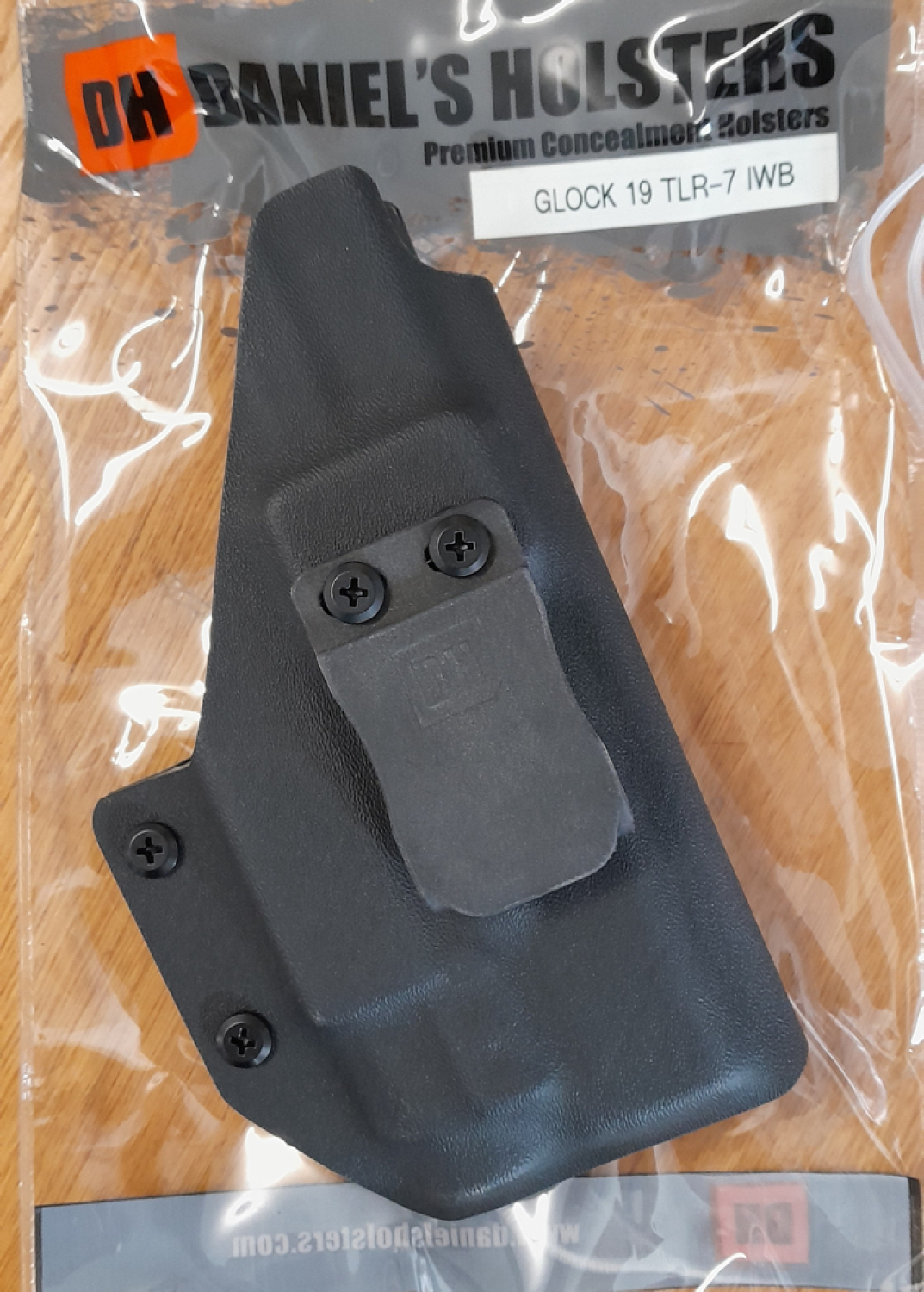 IWB Holster RH Glock 19 mit TLR-7 Streamlight